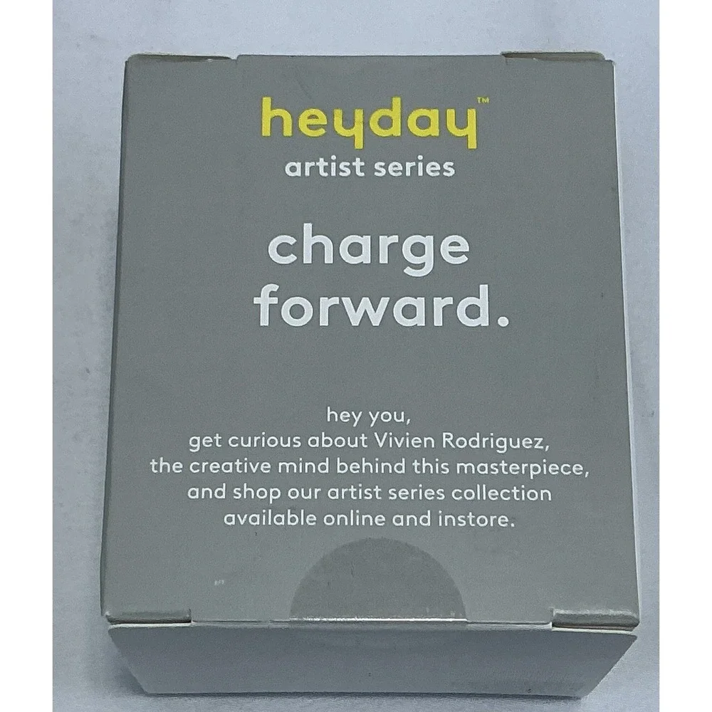 Heyday Wall Charger Fast Charging Power Delivery‎ USB-C Black Snake Design New